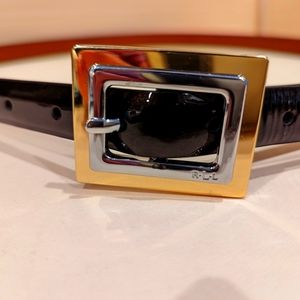 Ralph Lauren Bronze Patent Belt